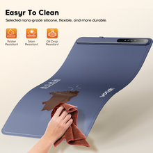 Load image into Gallery viewer, Food Warming Mat, Voriah Electric Warming Tray, Silicone Warming Mat for Food, Heating Mat for Food with 3 Adjustable Temperature 3 Hours Timing, Versatile Food Warmers for Parties Buffets(Dark Blue)