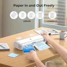 Load image into Gallery viewer, VORIAH Laminator Machine, 9 inch Laminating Machine, A4 Desktop Laminating Machine, Fast Warm-up, Personal Laminator for Home School Office Craft Card - White